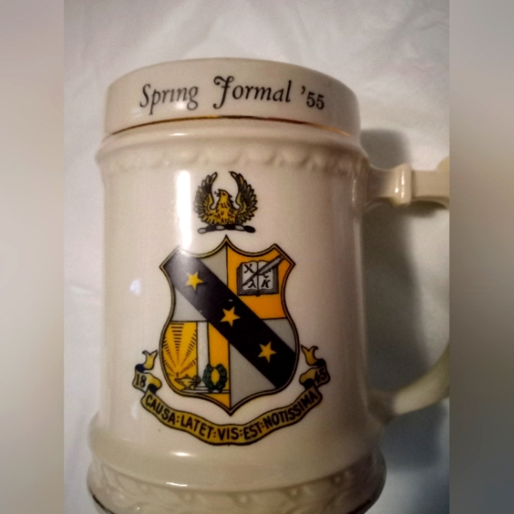 Vintage 1955 Mug for Spring Formal Phi Sigma Pi -Balfour Massachusetts